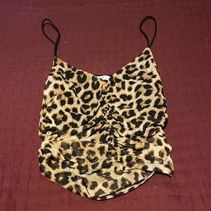 cheetah print tank top